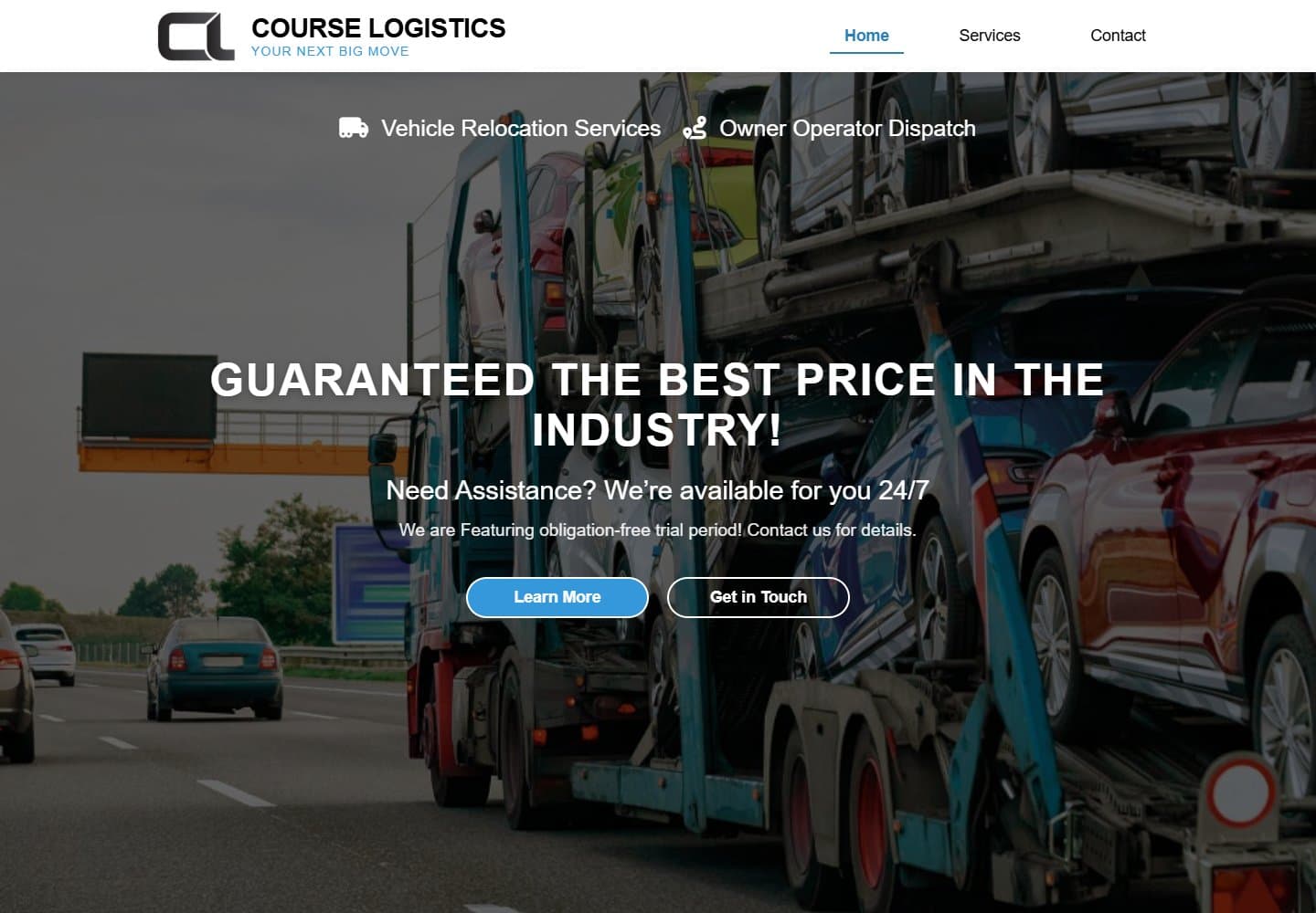 Course Logistics Platform website