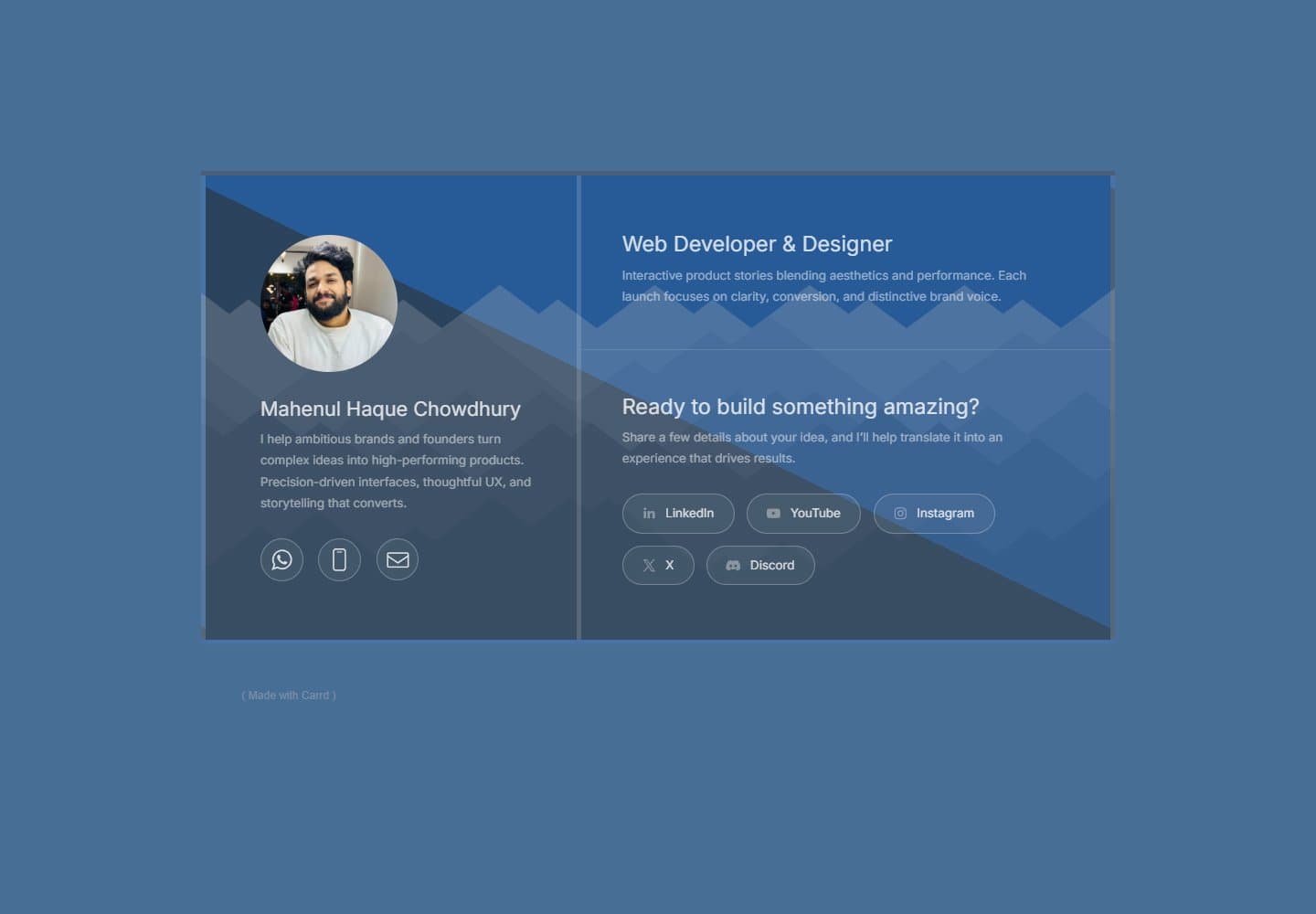 DevArnob website